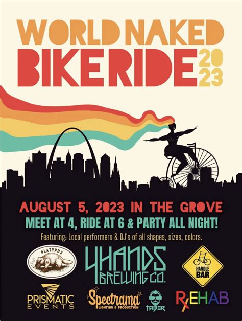 stl naked bike ride|World Naked Bike Ride in St. Louis at The Grove